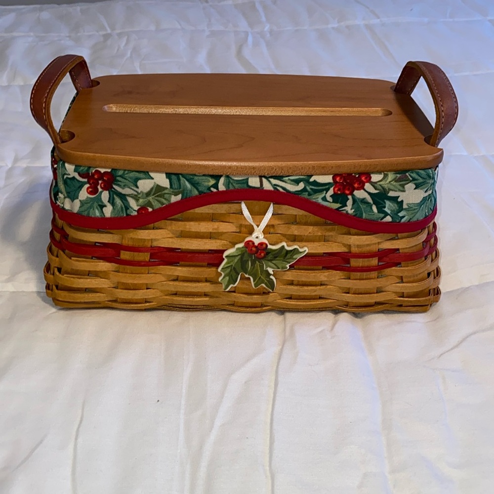 Longaberger Christmas Collection 2002 Traditions Basket Combo